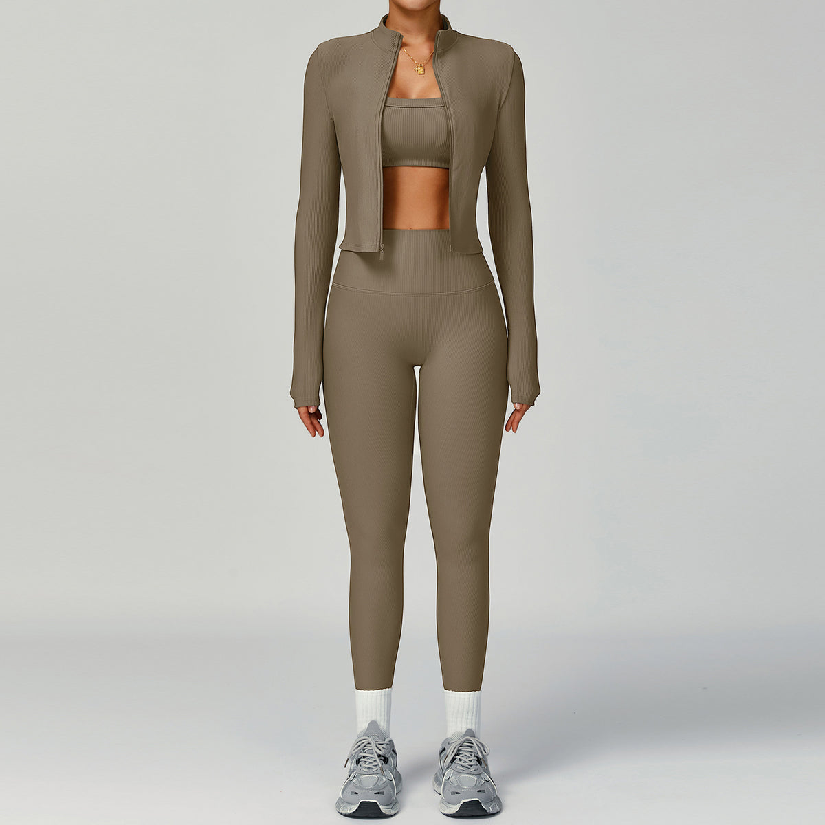 High-Waisted Yoga Sportswear Set