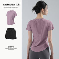 Womens Elastic Quick-Dry Sportswear Set