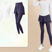 Women's Yoga 2-Piece Set Quick-Dry Slimming Sportswear