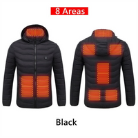 Men's Heated Jacket Winter Electric Heating Jackets Men's Cotton