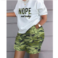 3D Digital Print Women's Two-Piece Sportswear Set