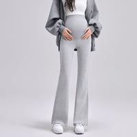 Maternity Bell-Bottom Pants High Waisted Belly Support Leggings