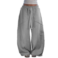 loose-fitting casual sportswear sets with wide-leg design