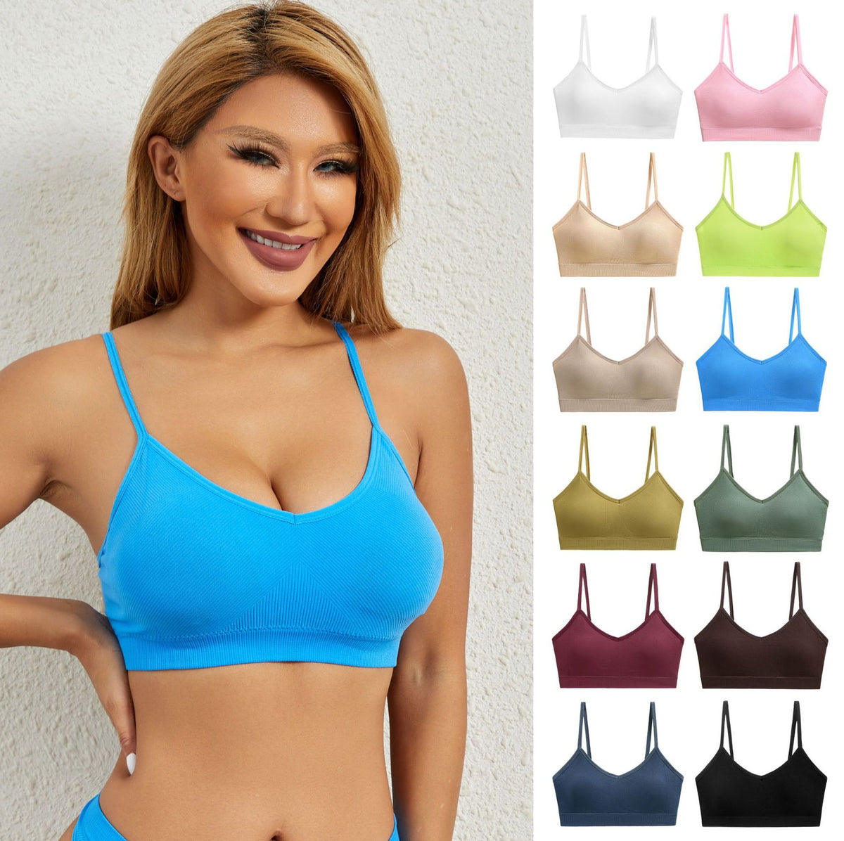 Ladies can wear sports bras on the outside