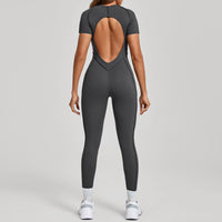 Women's Backless Tight-Fit Sportswear One-Piece