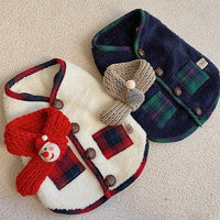 Christmas-themed pet jackets