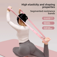 Digital Segmented Polyester Resistance Band, 8-12 Levels Adjustable Strength Training Pull Band for Yoga, Pilates, and Full-Body Workout