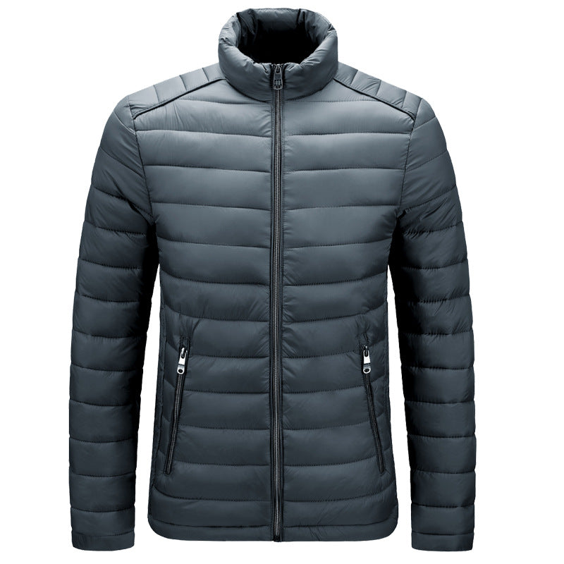 Men's and women's lightweight cotton jackets with ribbed detailing for casual wear