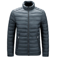 Men's and women's lightweight cotton jackets with ribbed detailing for casual wear