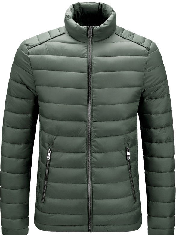 Men's and women's lightweight cotton jackets with ribbed detailing for casual wear