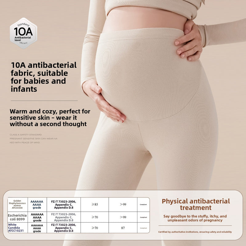 Maternity High-Waisted Cotton Leggings