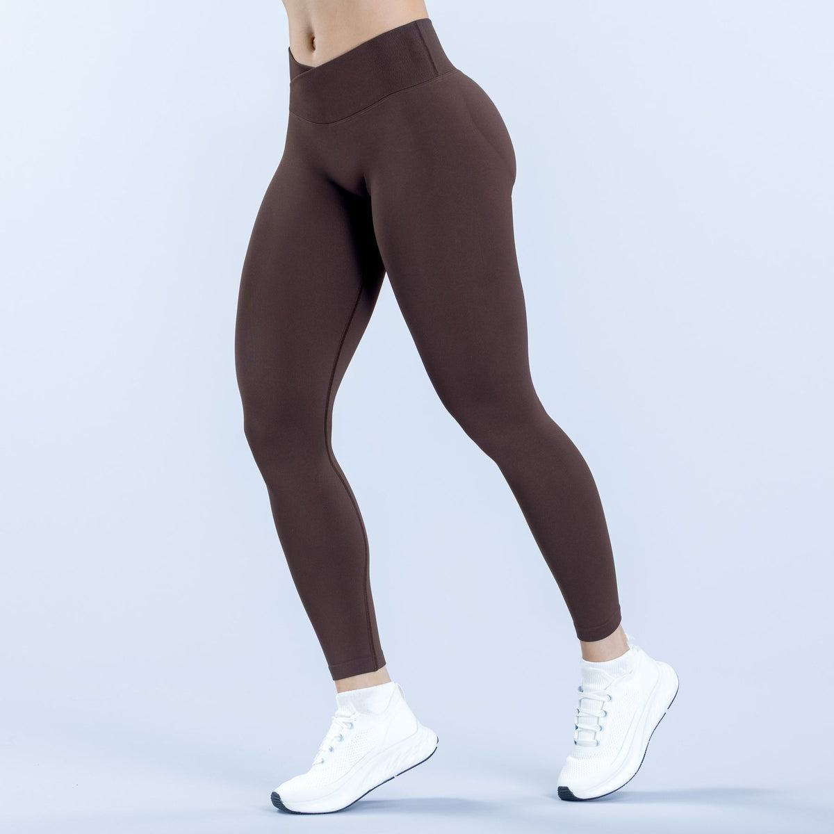 High elasticity seamless nine-inch yoga pants