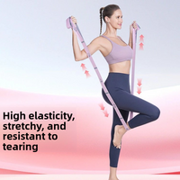 Digital Segmented Polyester Resistance Band, 8-12 Levels Adjustable Strength Training Pull Band for Yoga, Pilates, and Full-Body Workout