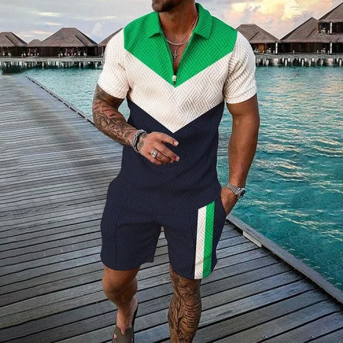 Men's 3D Printed Short Sleeve Sportswear
