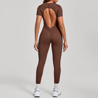 Women's Backless Tight-Fit Sportswear One-Piece