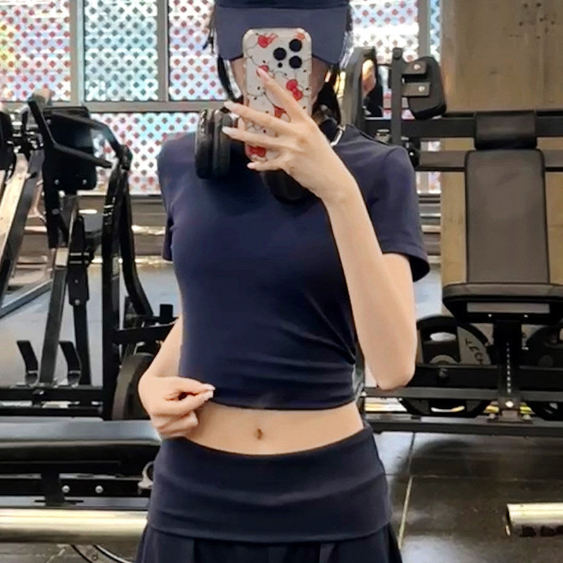 Women's Sportswear Set with Wide-Leg Pants