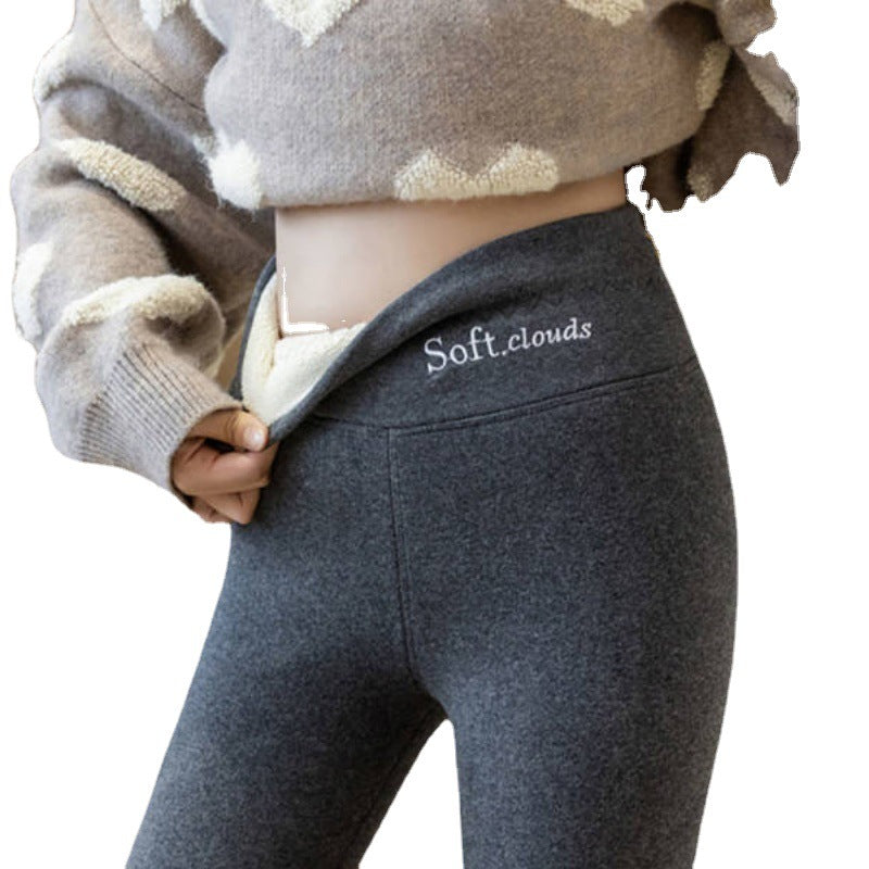 Velvet High Waist Leggings for Women