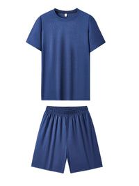 Summer New Men's Breathable Sportswear Set ? Fashionable Plus-Size and Oversized