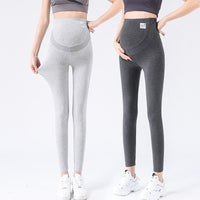 Pregnant Women Belly Support Cropped Leggings