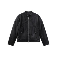 Men's PU Leather Biker Jacket