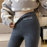Velvet High Waist Leggings for Women