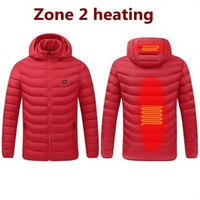 Men's Heated Jacket Winter Electric Heating Jackets Men's Cotton