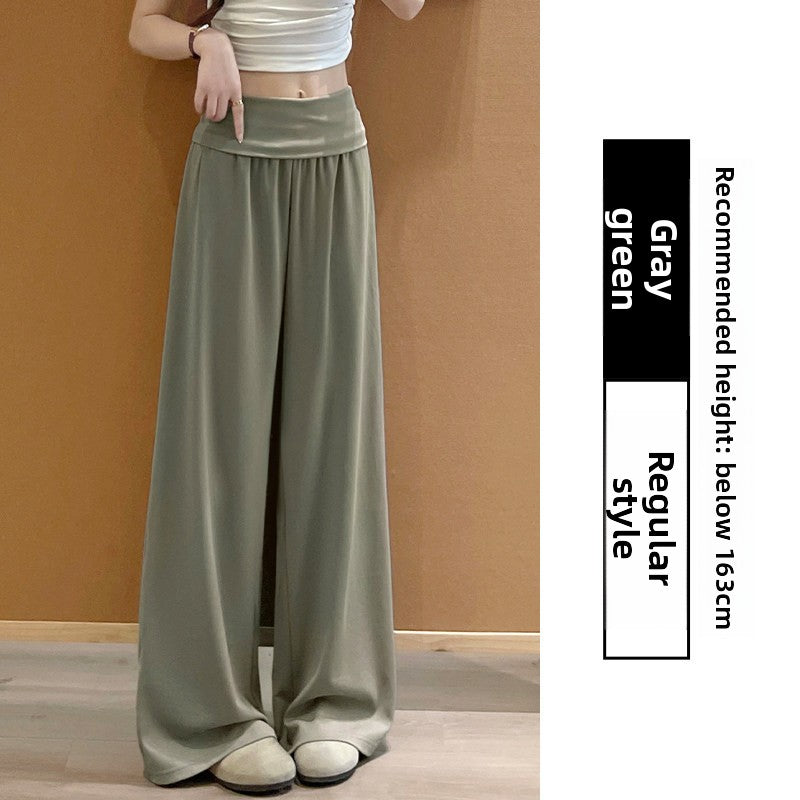Women's Sportswear Set with Wide-Leg Pants
