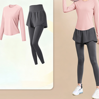 Women's Yoga 2-Piece Set Quick-Dry Slimming Sportswear