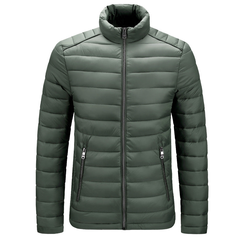Men's and women's lightweight cotton jackets with ribbed detailing for casual wear