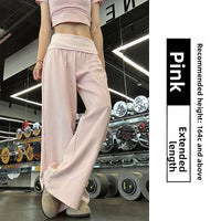 Women's Sportswear Set with Wide-Leg Pants