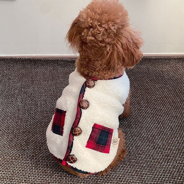 Christmas-themed pet jackets