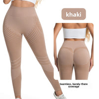 Fitness workout butt-lifting leggings