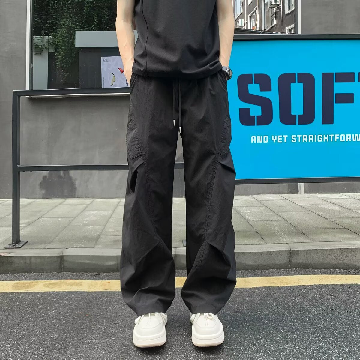 Mens Casual Two-Piece Sportswear Set