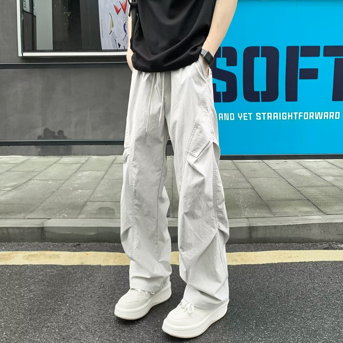 Mens Casual Two-Piece Sportswear Set