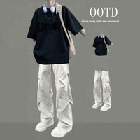 Mens Casual Two-Piece Sportswear Set