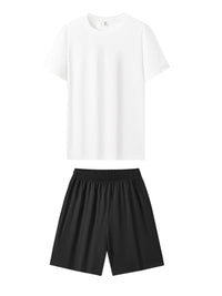 Summer New Men's Breathable Sportswear Set ? Fashionable Plus-Size and Oversized