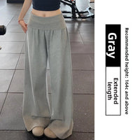Women's Sportswear Set with Wide-Leg Pants