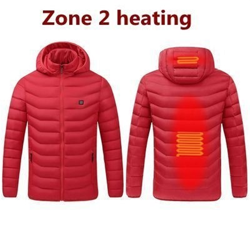 Men's Heated Jacket Winter Electric Heating Jackets Men's Cotton