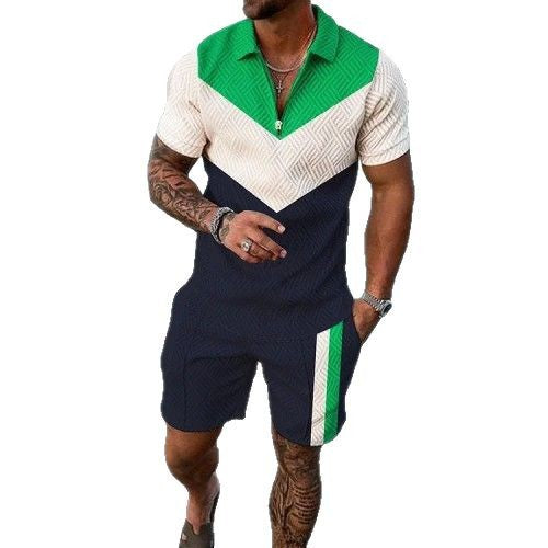 Men's 3D Printed Short Sleeve Sportswear