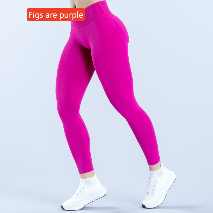 High elasticity seamless nine-inch yoga pants