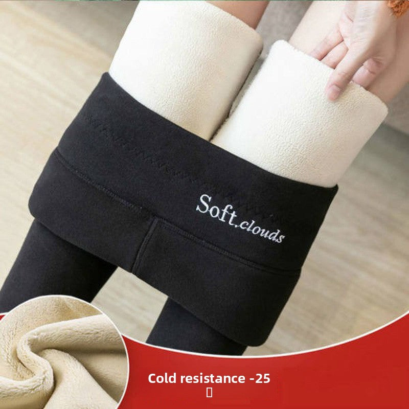 Velvet High Waist Leggings for Women