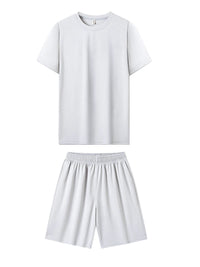 Summer New Men's Breathable Sportswear Set ? Fashionable Plus-Size and Oversized