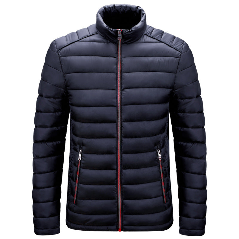 Men's and women's lightweight cotton jackets with ribbed detailing for casual wear
