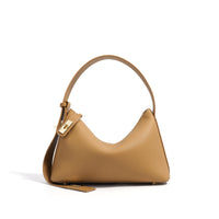 Leather handbags are fashionable.