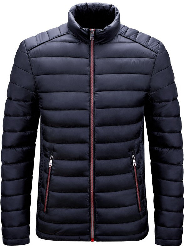 Men's and women's lightweight cotton jackets with ribbed detailing for casual wear