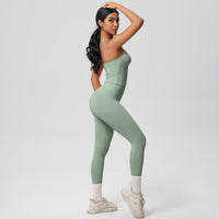 Womens Yoga Fitness Suit Quick Dry Tight Running Sportswear
