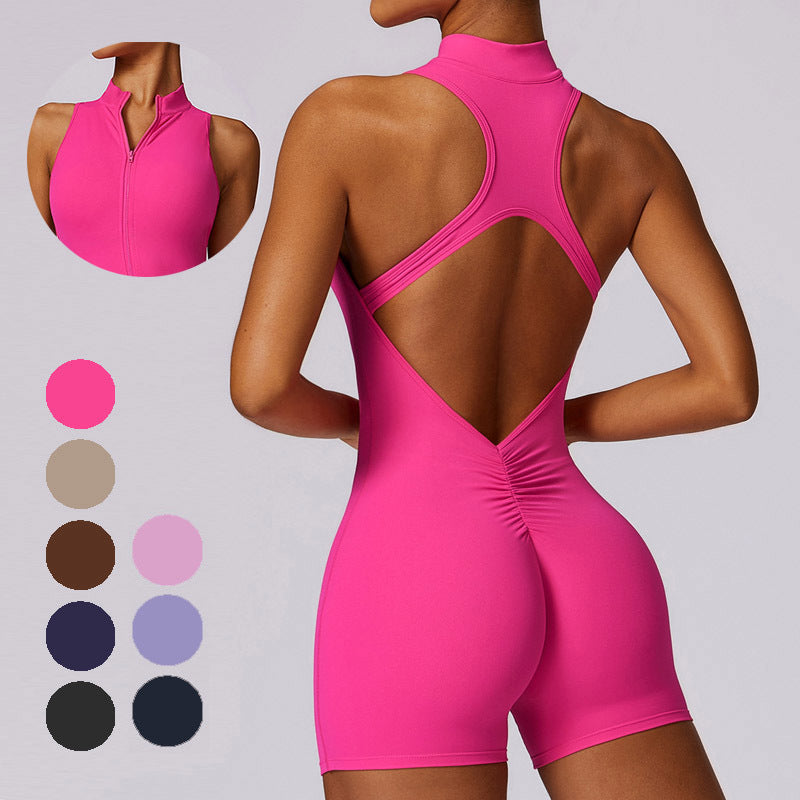 Womens Yoga Sportswear Set with Back Strap