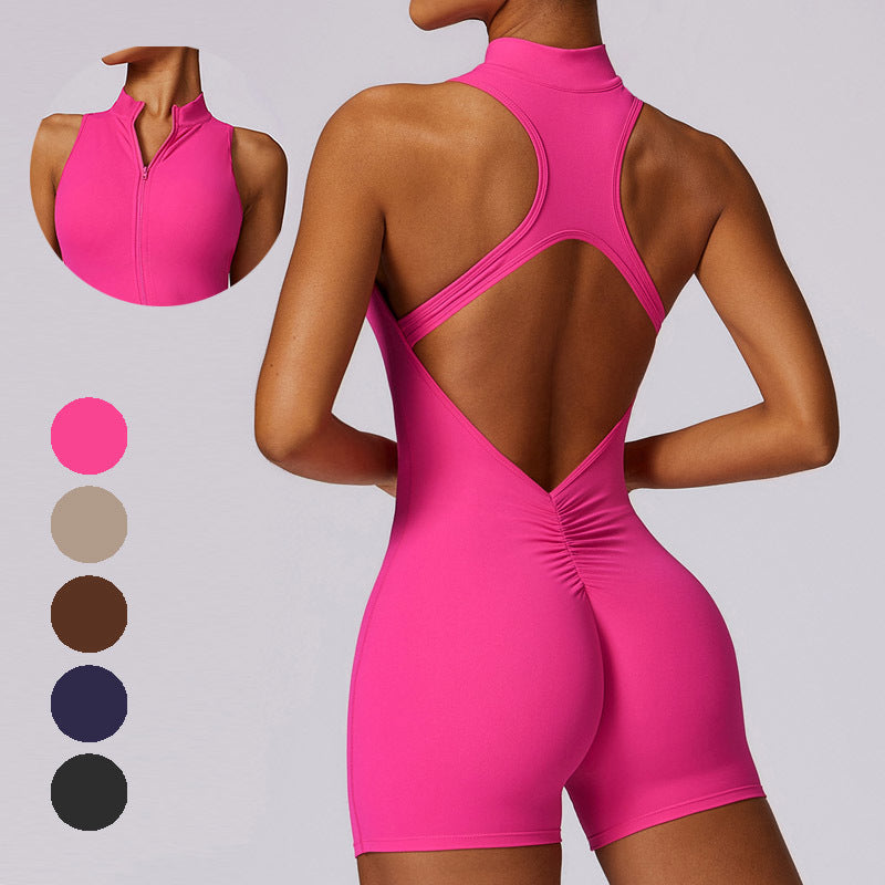 Womens Yoga Sportswear Set with Back Strap