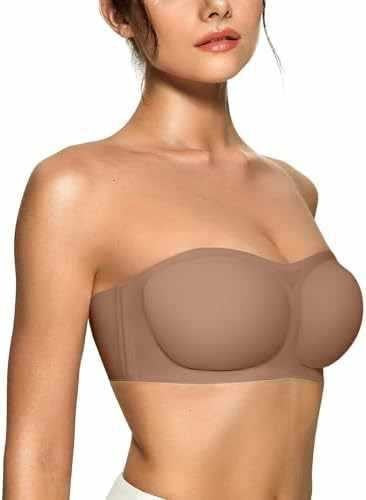 Womens Wireless Strapless Bras – Comfortable Full Coverage