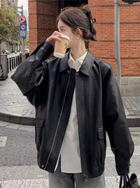 Vintage Biker Leather Jacket